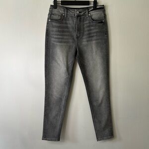 English Factory Black Acid Wash Jeans